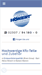 Mobile Screenshot of hoenert.de